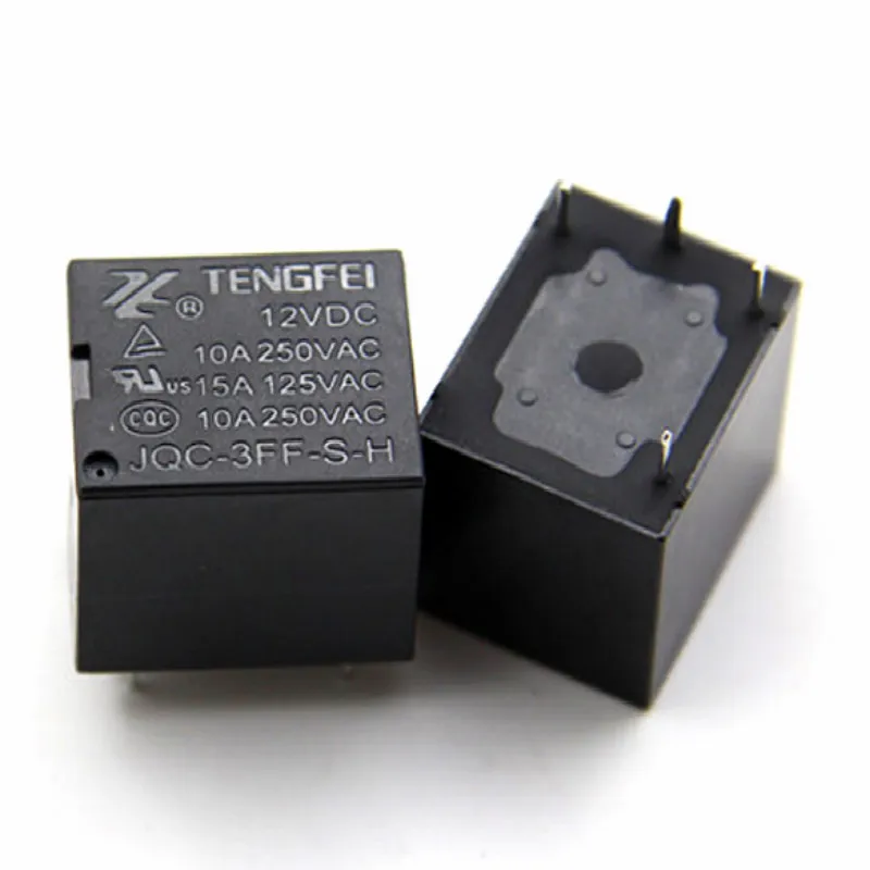 mini relay 12v 4 feet normally open 10a T73 electromagnetic JQC-3F Silver contact 5pcs/lot free shipping | Обустройство дома