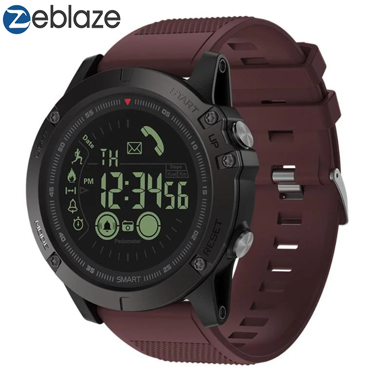Zeblaze Смарт-часы VIBE3 с Bluetooth, 33 месяца, длительное время ожидания, 24 часа, всепогодный мониторинг, умные часы, телефон для Android IOS