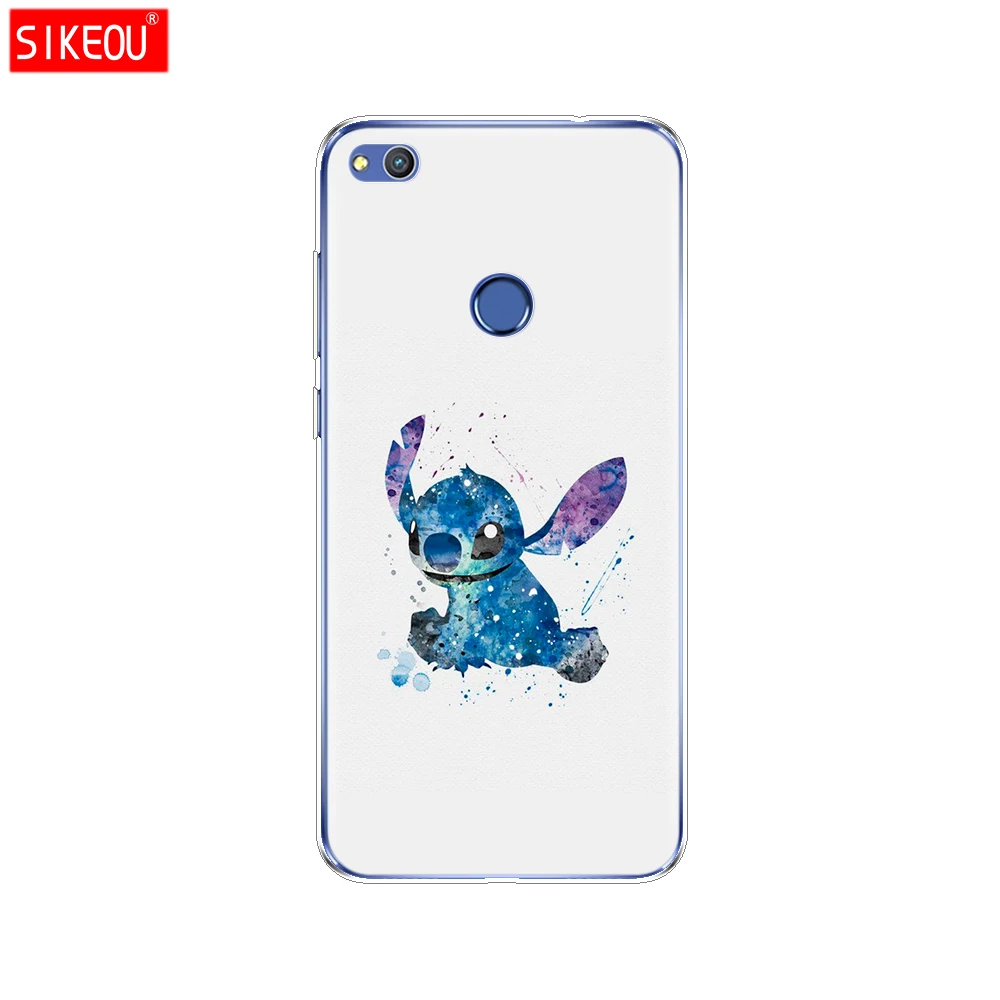 Силиконовый чехол для телефона Huawei P20 P7 P8 P9 P10 Lite Plus Pro 2017 P Smart 2018 coque bumper cute cartoon Lilo