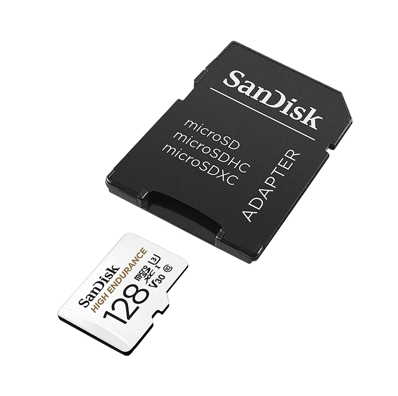 Двойной Флеш накопитель SanDisk Memory Card с высокой износостойкостью микро SD карты C10 V30