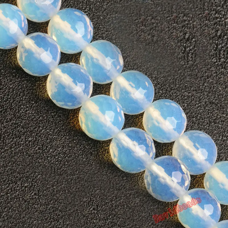 Граненый белый опалитовый кварц по цене Fctory насыпные бусины из натурального