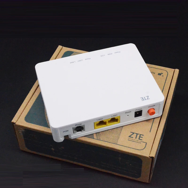 Новая версия 6 0 оригинальный zte ZXA10 F612 GPON ONU 1GE + 1FE 1 VOIP SIP) Порты и разъёмы английский