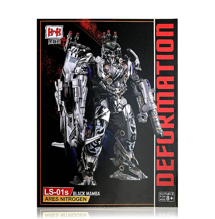 Comic Club BMB трансформация Nitro Zeus LS01 LS01S LS01-S Seibertron призрак фильм ко негабаритных фигурки из сплава металла коллекция роботов - Цвет: LS01S with box