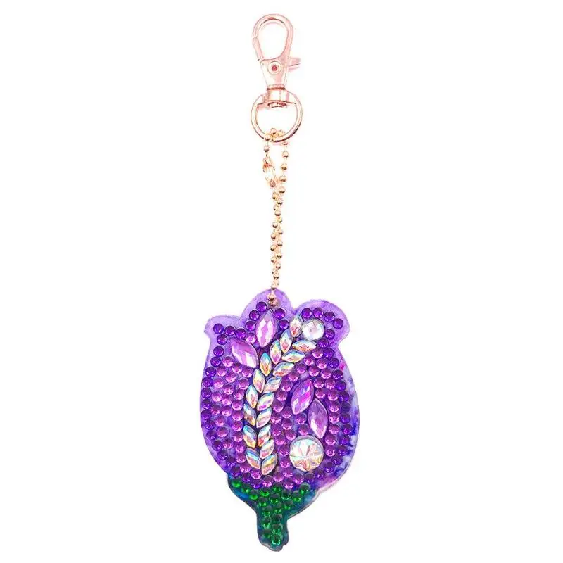 4 шт. брелок с бриллиантовыми рисунками и буквами для женщин девочек сумка ключей