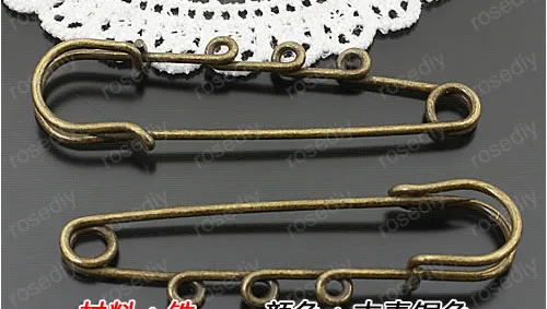 Детали для больших булавок 3 петли с отверстиями соединительный элемент шарф