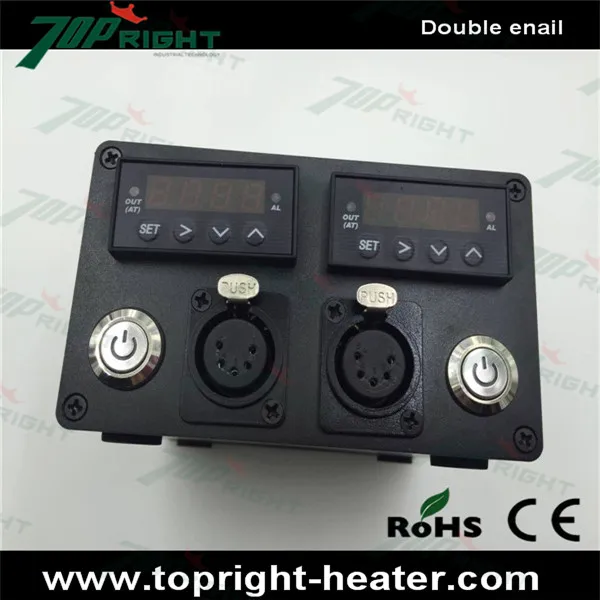 PID temperature control box with double connector 2pcs for coil heater | Обустройство дома