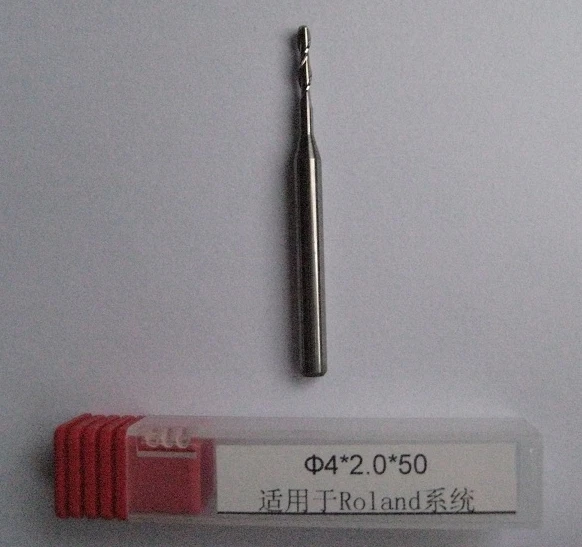 

10Pcs Roland Dental CAD CAM Zirconia Endmill Carbide Bur,0.6mm,1.0mm,2.0mm,Dental Lab Zirconia Milling tools for WAX,PMMA