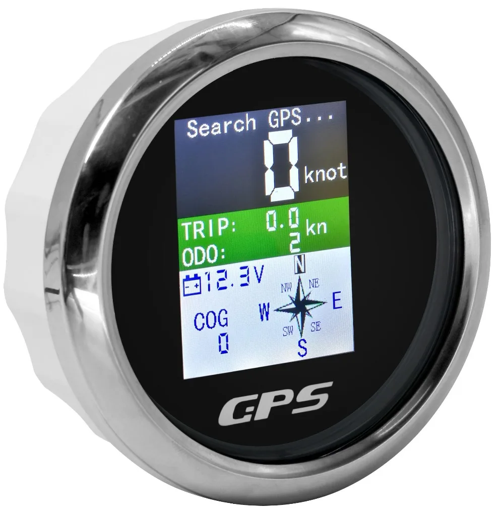 316 нержавеющая сталь gps цифровой дисплей IP67 85 мм для морской лодки яхты