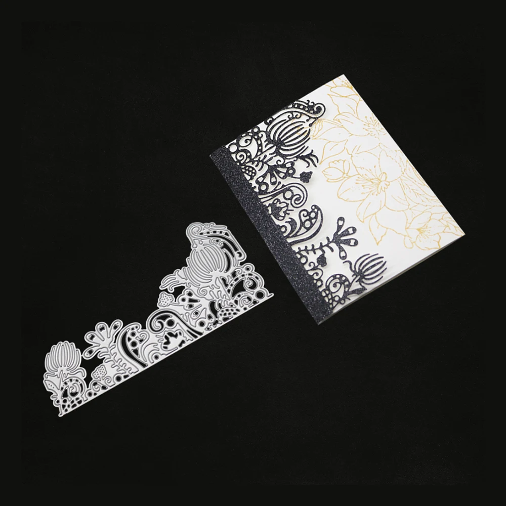 Цветочные растения Рамка Металлическая резка штампы Свадебный Скрапбукинг