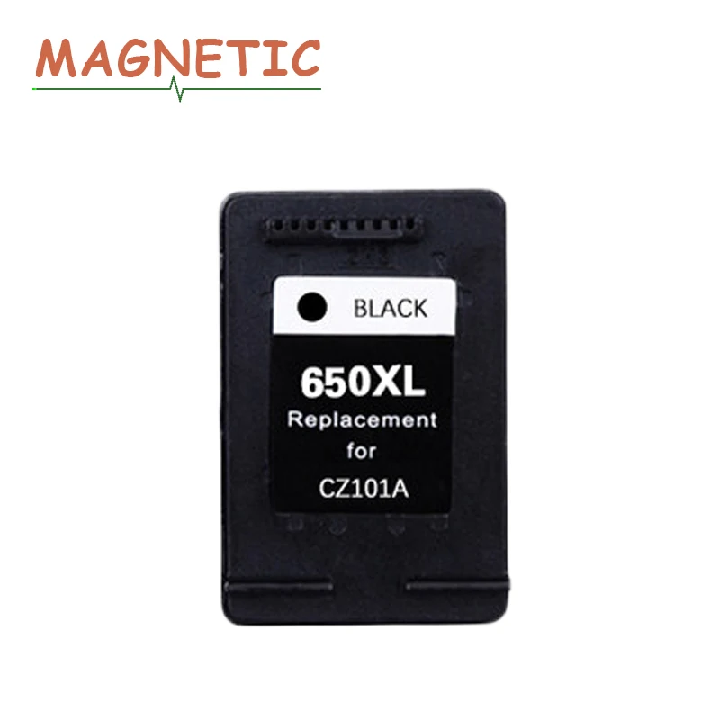 

1Pc 650xl For HP Deskjet 1015 1515 2515 2545 2645 3515 4645 Printer Magnetic Compatible Ink Cartridge for HP650 650 ink Black
