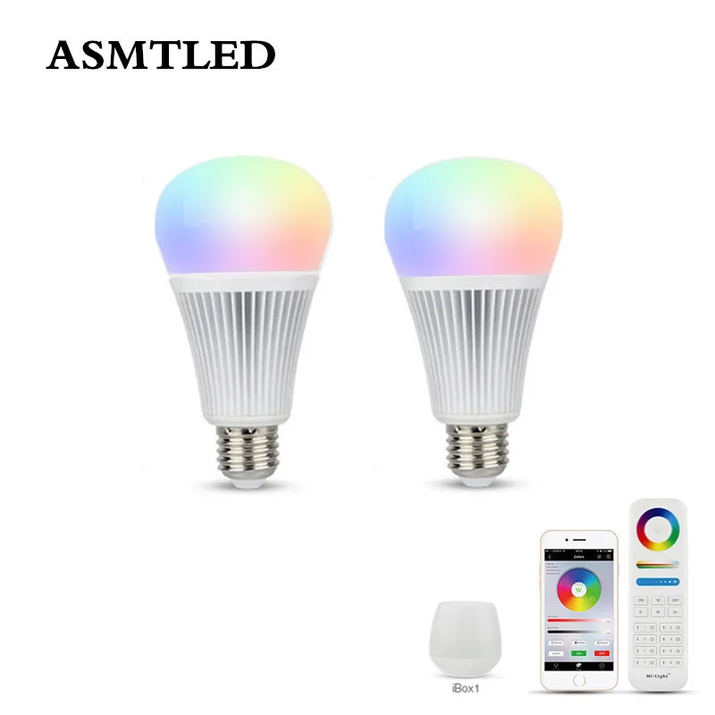 AC86 265V Mi. Светильник 9 Вт RGB + CCT светодиодный светильник лампа FUT012 RF пульт