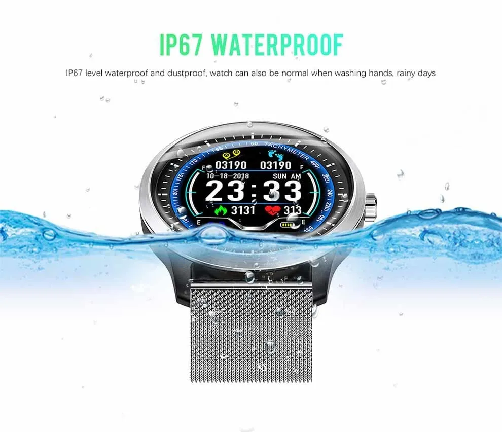 SeenDa ЭКГ PPG Смарт-часы фитнес-трекер монитор сердечного ритма Android IOS Smartwatch OLED цветной экран Smartwatch
