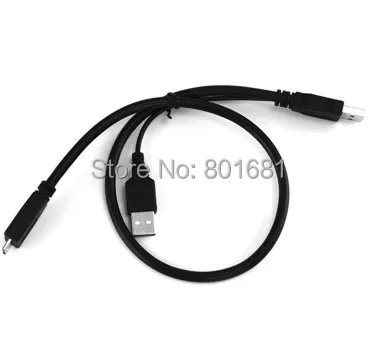 2FT 0 6 M USB 3 A кабель Micro Y + питания для мобильного жесткого диска|usb 3.0 y|usb y cablecable usb a |