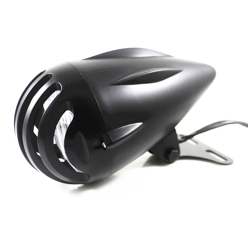 12v мотоциклов пуля головной светильник лампа w/кронштейн для Harley Dyna Electra Road Glide Softail