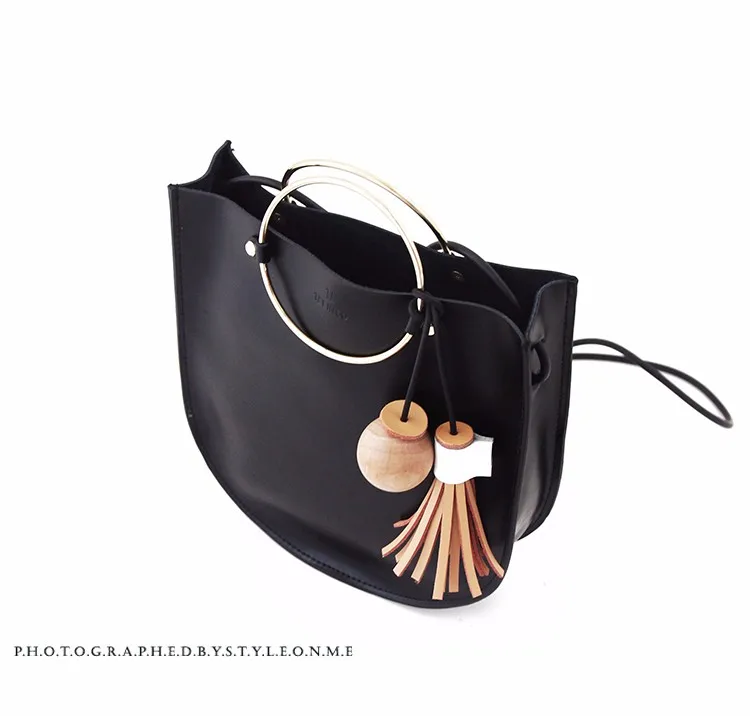 Зима Новое поступление воловья женская сумка ringle tassel crossbody сумка на одно плечо натуральная кожа LY-0247