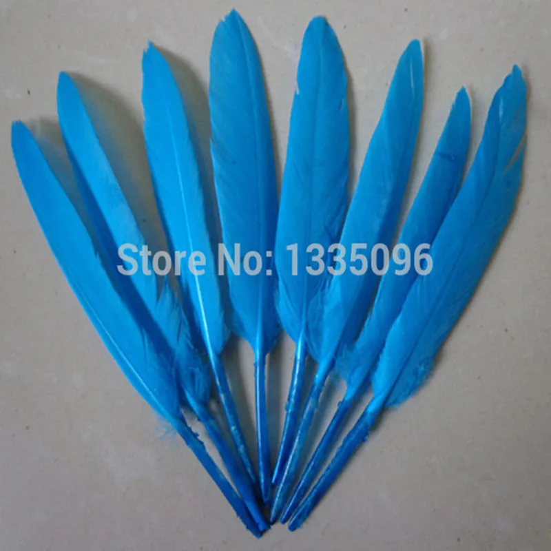 Free shipping!Hot sell a lot of 100 PCS/color Sky blue 10 to 15 cm goose feather mask saddle horn process hat/party | Дом и сад