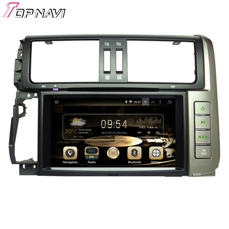 

TOPNAVI 8'' Quad Core Android 6.0 Car GPS Navigation for TOYOTA PRADO 2010- Autoradio DVD Multimedia Audio Stereo