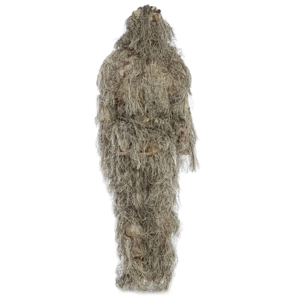 Ghillie костюм CS Камуфляжный комплект 3D бионический лист Охота Маскировка Униформа