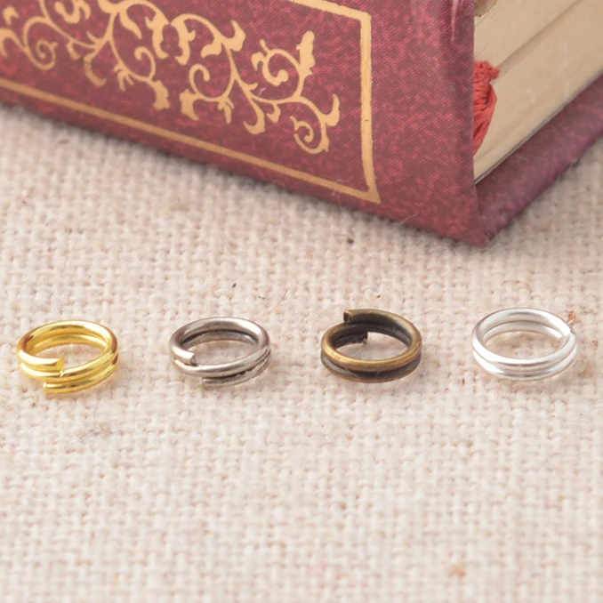 Двойные петли соединительные кольца разделенное кольцо шнурок Лариат ожерелье