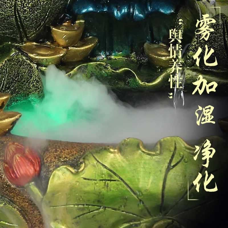 

The water fountain crafts and gifts May there be surpluses every year. Zhaocai bibelot living room decor decoration