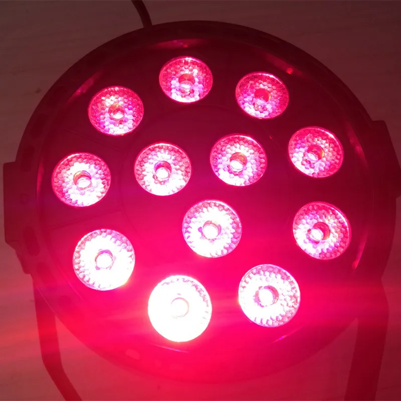 LED Par Light 12 светодиодов 3 в 1 сценическое освещение DMX 512 18 Вт 5*12 Клубная Дискотека