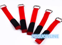 3pcslot yt1097 5 colors cable tie with bucklehasp wide 2 cm length 30cm hookloop nylon fastening tape magic tape strap