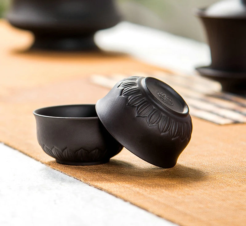 6 шт. ручной работы Свадебная обувь с украшением глины Чай чашки и отделкой в виде