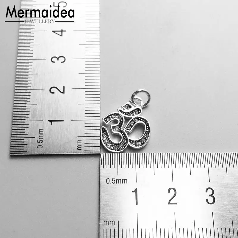 Религиозный буддистский Подвески OM модные ювелирные изделия посеребренный