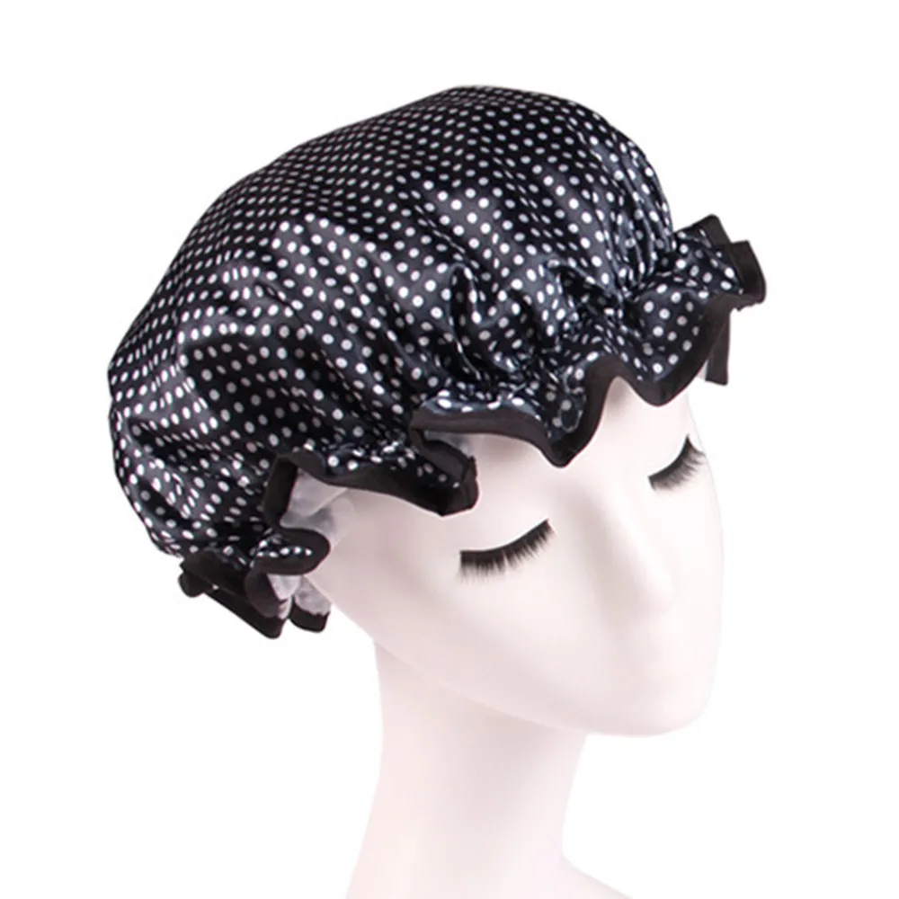 1 шт. Аксессуары для ванной комнаты Водонепроницаемый душ Кепки Эластичная лента