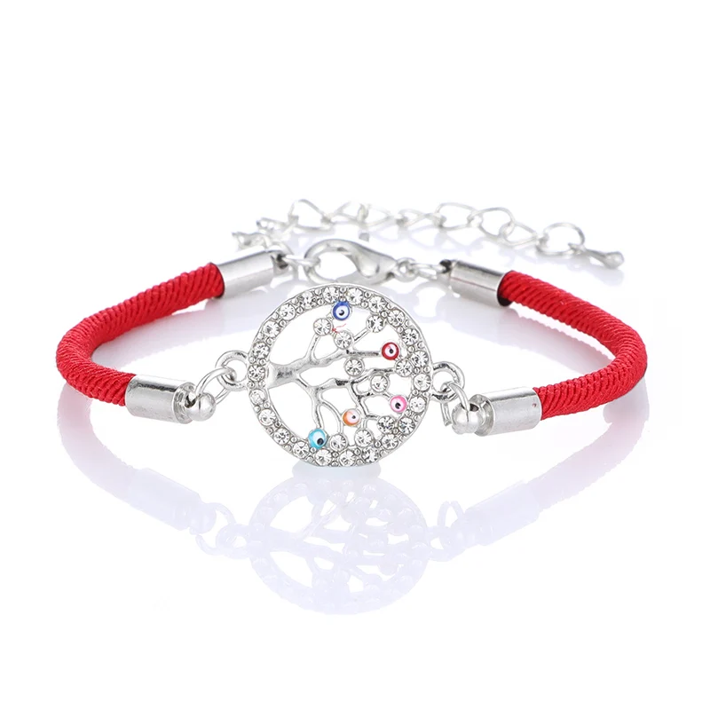 Классический браслет с подвеской в виде дерева жизни ангела Листьев сердца