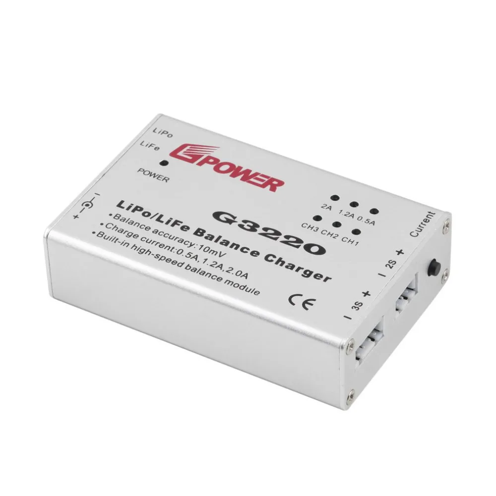 Портативный G3220 Lipo аккумулятор Зарядка скорость баланс зарядное устройство