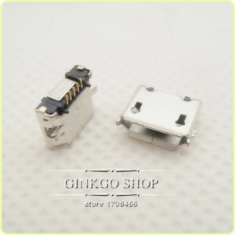Микро usb разъем SMD гнездовой типа B для зарядки смартфона планшетного ПК|socket connector|l