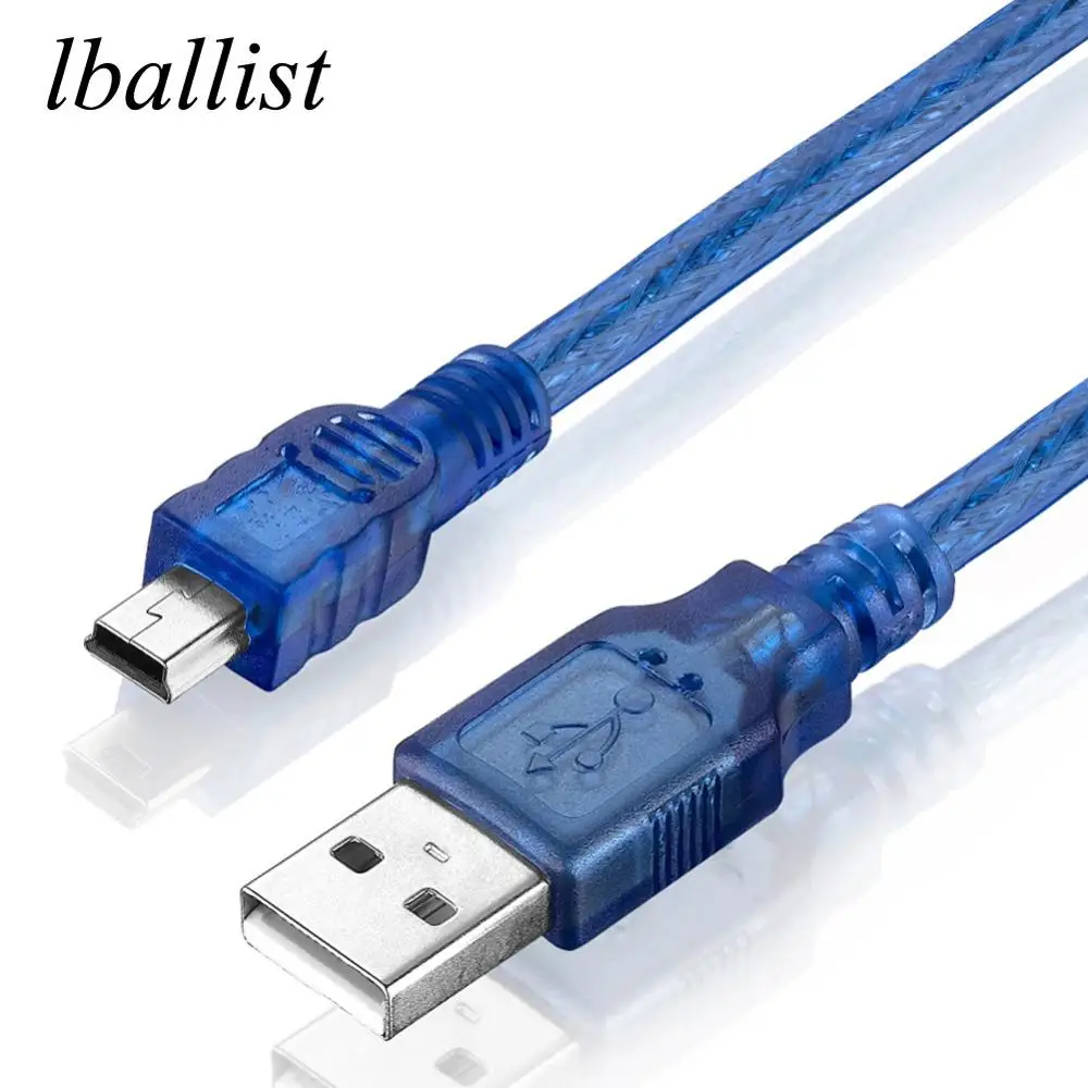 Usb кабель lballist Mini 5Pin USB 2 0 типа Папа папа для передачи данных 5P двойной