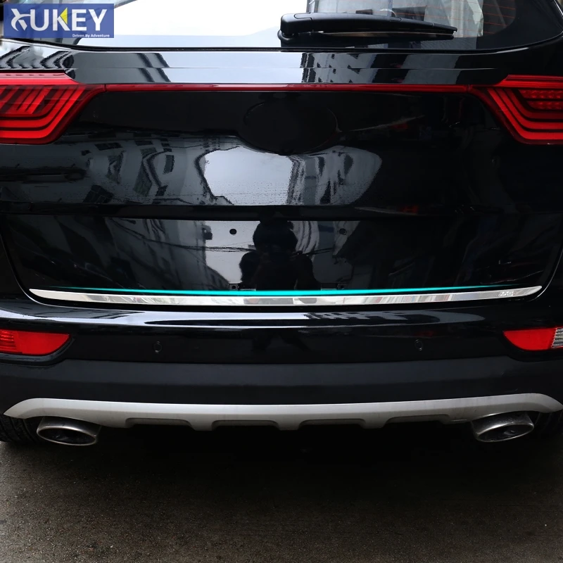 Хромированная Задняя Крышка багажника крышка дверца для Kia Sportage QL 2017 2020 отделка