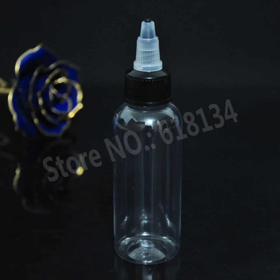 60 мл твист бутылки с капельницей прозрачный ПЭТ Материал капельница бутылка для
