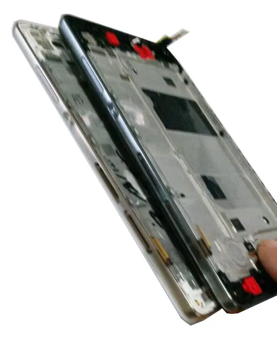 Для Huawei P8 Lite ALE-L04 ALE-L21 с рамкой ЖК-дисплей кодирующий преобразователь сенсорного