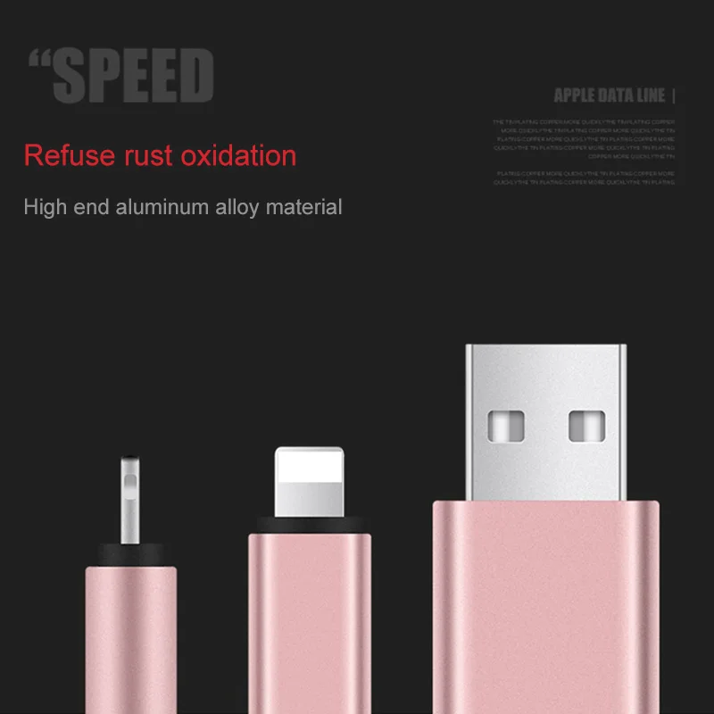 1 м 2 3 USB кабель для быстрой зарядки iPhone 6 S s 7 8 Plus 11 X Xs Max XR 5s iPad короткий длинный