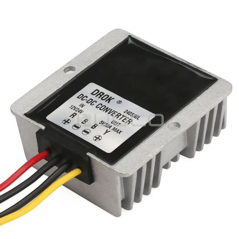 150 Вт модуль питания Buck DC 12V/24V to 5V 30A понижающий преобразователь/автомобильный