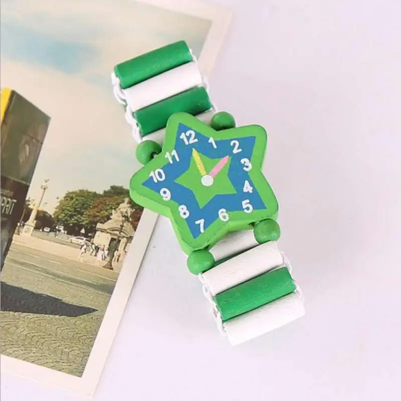 Деревянные игрушки ручной работы для детей обучающие и Мультяшные часы сувениры