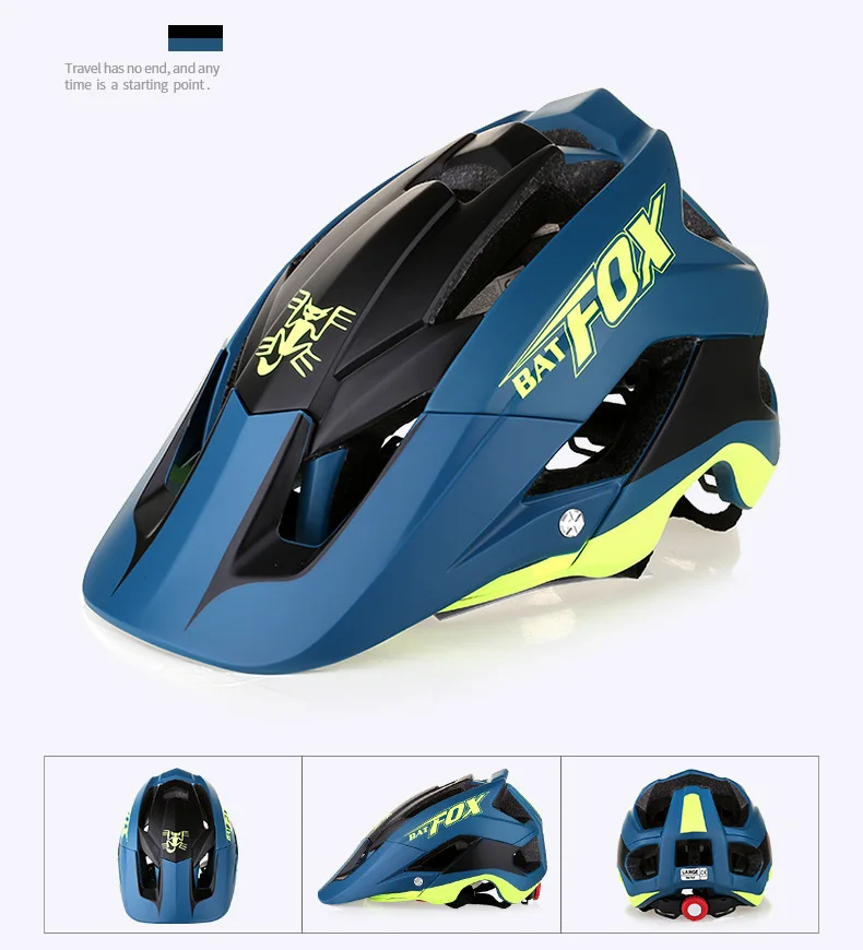 BATFOX интегрально формованный велосипедный дорожный шлем для мужчин MTB спортивный велосипедный шлем сверхлегкий Профессиональный велосипедный шлем
