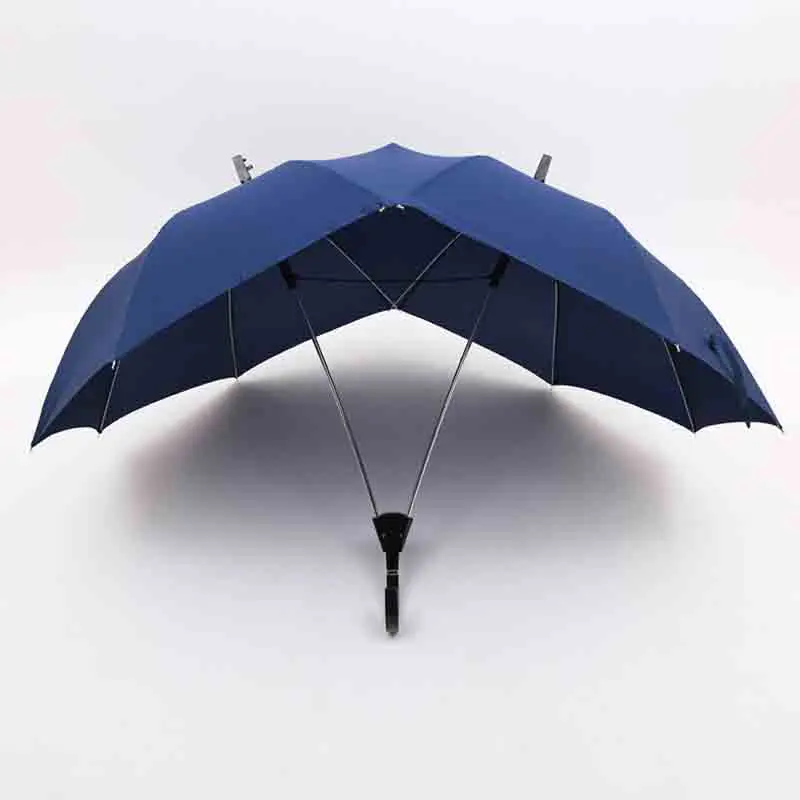 New automatic double sun umbrellas pole long handle creative couple ladies golf business gift umbrella sale | Дом и сад
