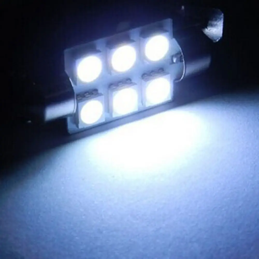 SEKINEW 2 шт. белая 36 мм гирлянда 5050 SMD СВЕТОДИОДНЫЙ LED C5W автомобильная светодиодная