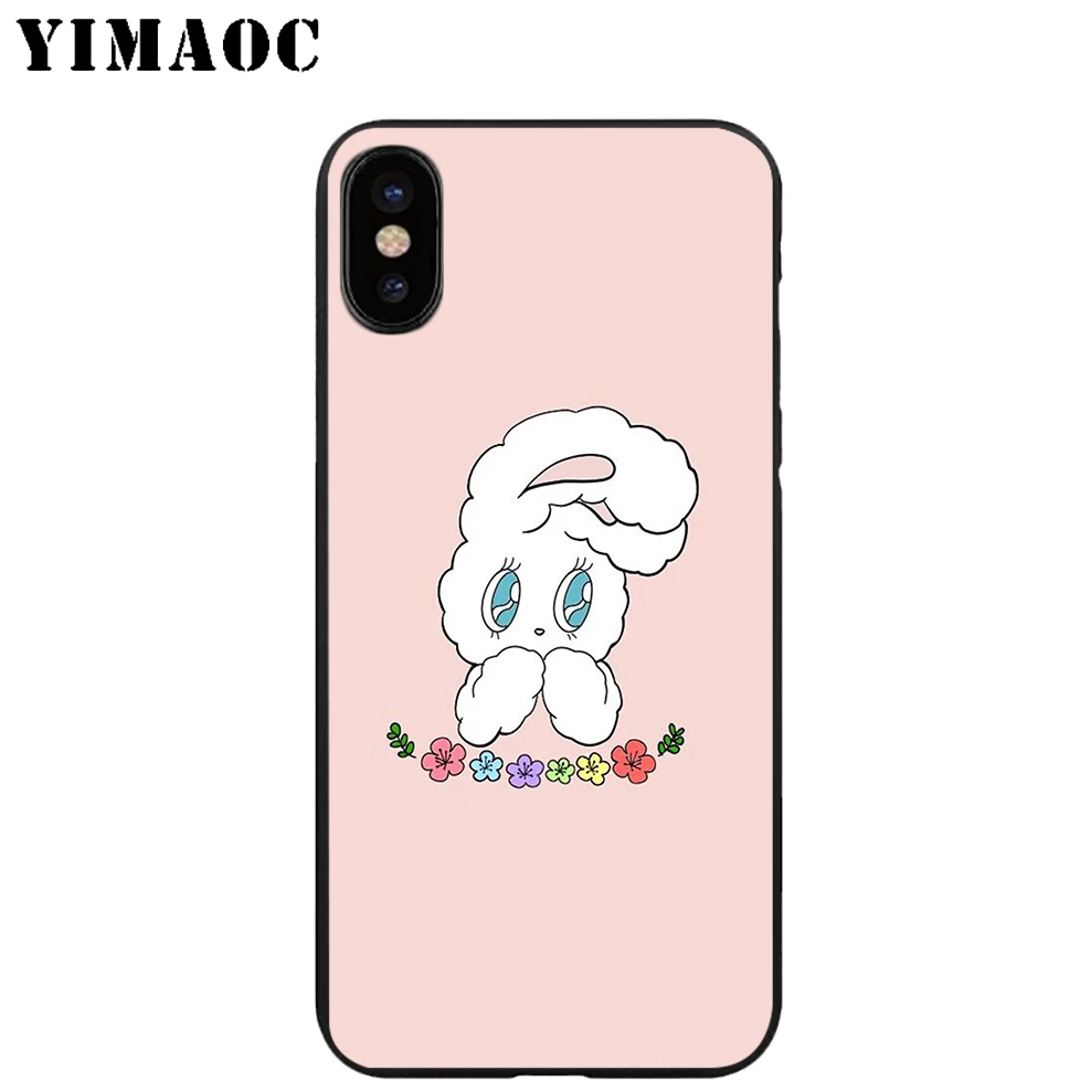 YIMAOC Esther Loves You Cartoon Soft TPU Black Silicone Case for iPhone X or 10 8 7 6 6S Plus 5 5S SE Xr Xs Max |