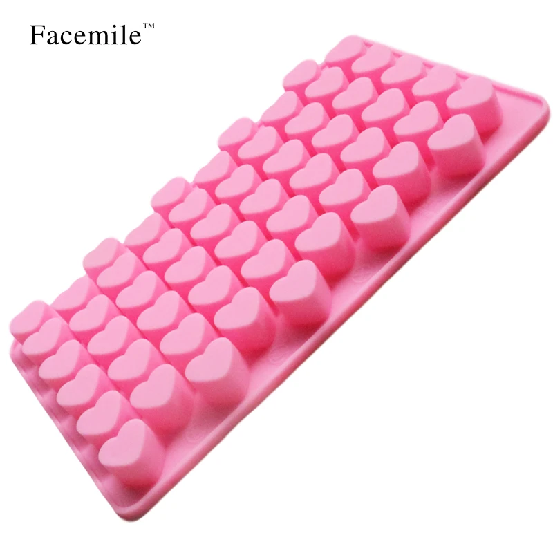 55 отверстий форма сердца любовь конфеты силиконовая декоративная поднос для