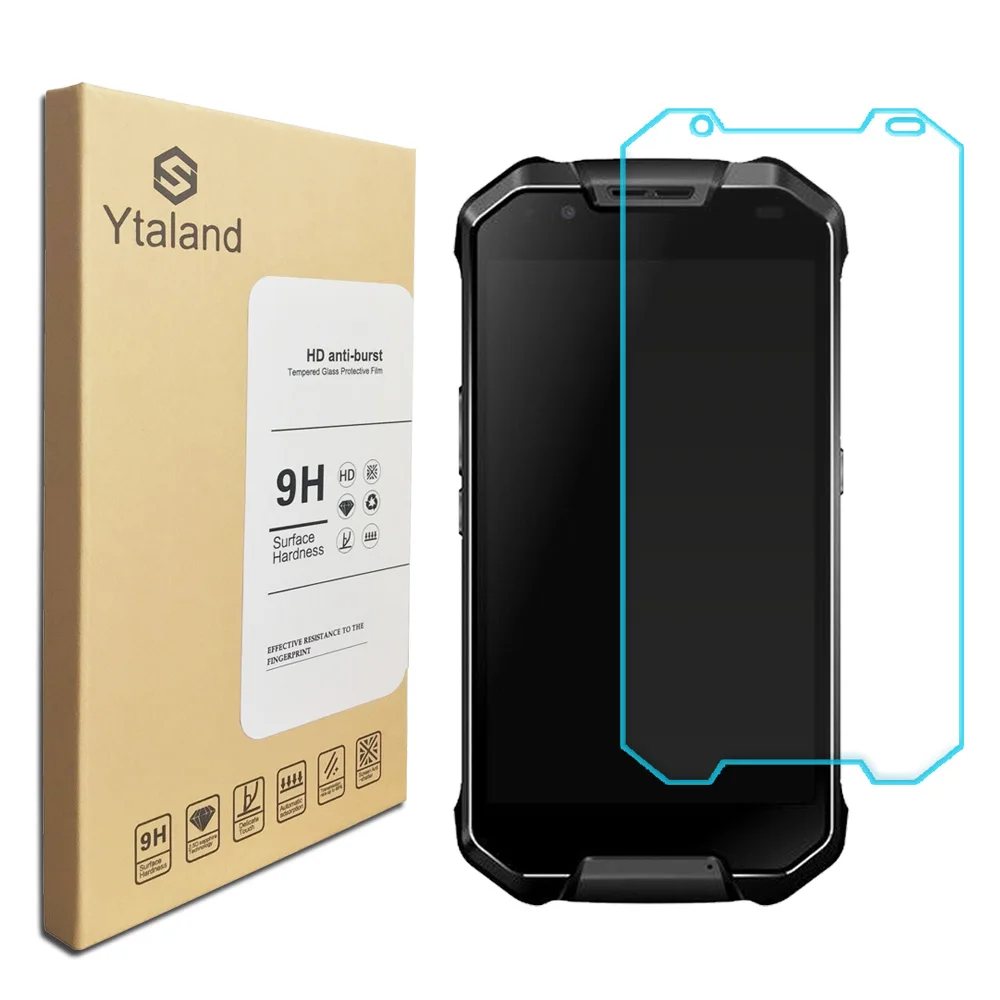 Закаленное стекло Ytaland 9H + премиум класса защитная пленка для экрана AGM X3 / A9 X2 SE