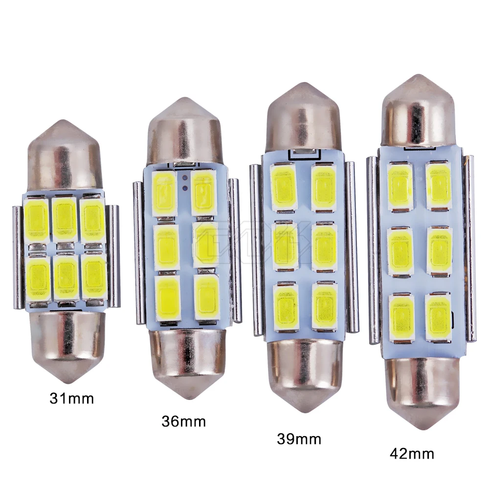 СВЕТОДИОДНАЯ Гирлянда smd CANBUS 4 шт./лот 31 мм 36 39 42 C5W без ошибок светодиодная