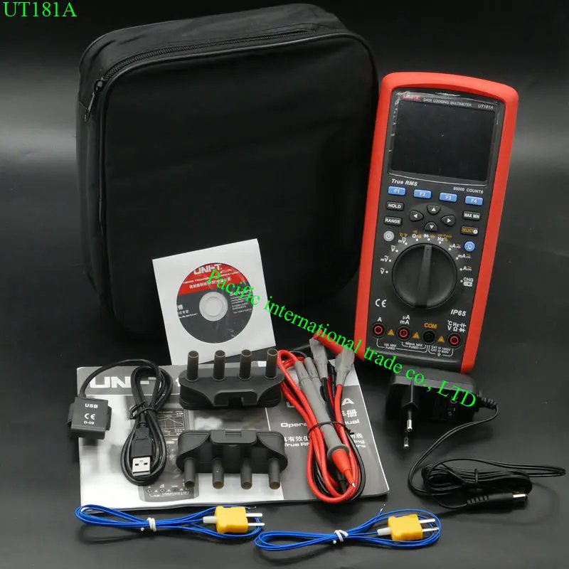 True RMS Datalogging Digital Multimeters UNI T UT181A DMM измеритель емкостной температуры с перезарядкой