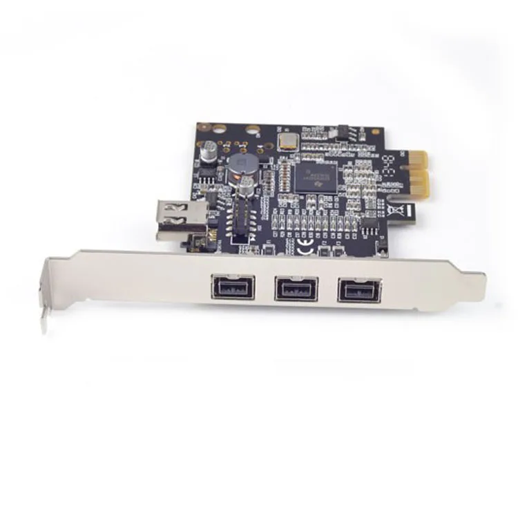 PCIE Combo 3x 1394b + 1х 1394a порты Firewire PCI Express Карта контроллера 1394 карта TI чипсет XI02213 WINDOWS