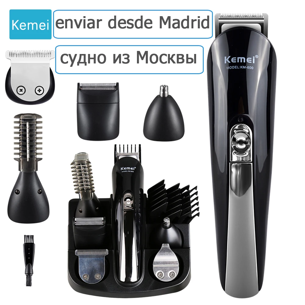Многофункциональная машинка для стрижки волос KEMEI 11 в 1 профессиональный триммер