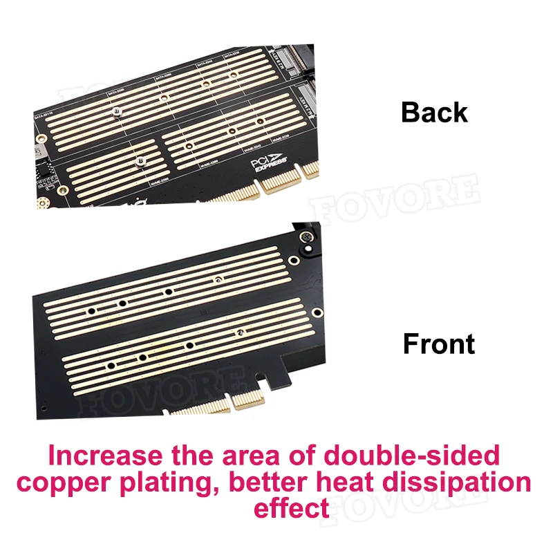 NGFF M.2 SSD NVMe PCIe adapter M2 NGFF SSD NVME M2 PCIe M.2 PCI e adapter m.2(NVMe)+NGFF with fan Aluminum enclosure